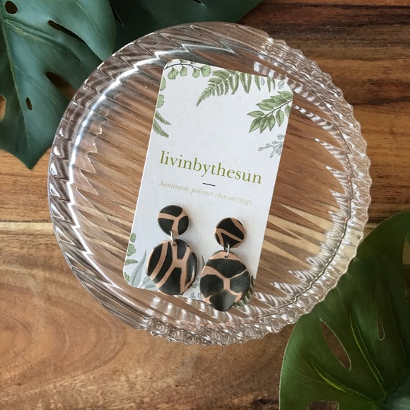 livinbythesun Jewelry - Handmade polymer clay earrings